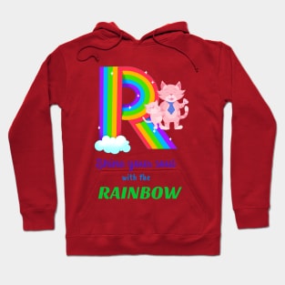 R for Rainbow Hoodie